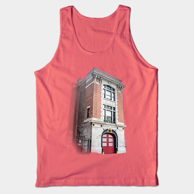 GhostBusters Fire House Tank Top by StormChaserD